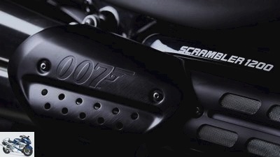 Triumph Scrambler 1200 Bond Edition: Special model in 007 design