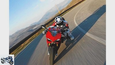 Ducati 1199 Panigale S in the top test