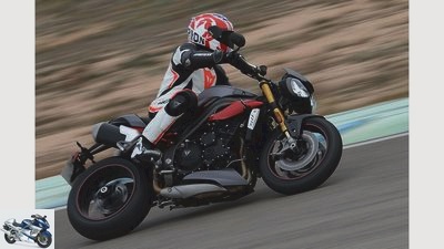 Triumph Speed ​​Triple R in the PS driving report