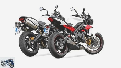 Triumph Street Triple R old versus new in the top test