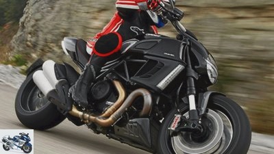 Ducati Diavel in the top test