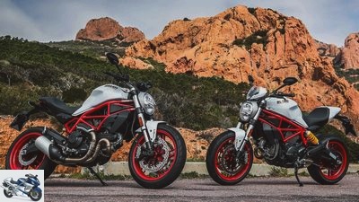 Ducati Monster 797 in the driving report