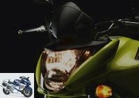 News - Adjustable suspensions for the Hornet 600 in 2009 - Technical sheet Honda CB600F Hornet 2009 (Manufacturer data)