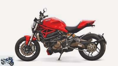 Ducati Monster 821 and Monster 1200 in comparison test