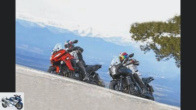 Kawasaki Versys 1000 old versus new in the test
