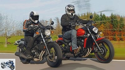 Vulcan S and Honda Rebel in the test | About motorcycles