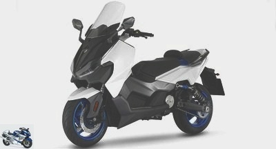 News - A small trail and an advanced twin-cylinder scooter project at Sym - Occasions SYM