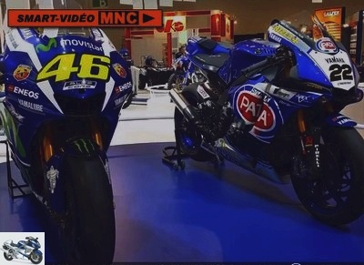 News - Live video from Intermot: Rossi's motorcycle on the Yamaha stand - Used YAMAHA