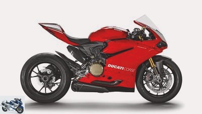 Ducati Panigale R and World Cup bike in comparison