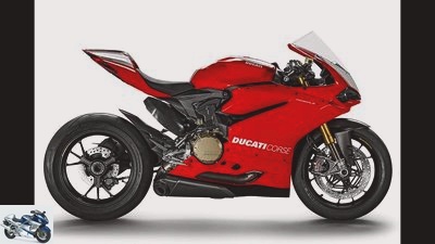 Ducati Panigale R and World Cup bike in comparison