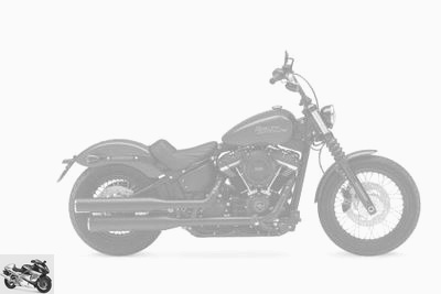 Harley-Davidson 1745 Softail Street Bob FXBB 2020 technique