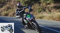 Kawasaki Z 1000 in the driving report