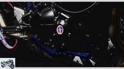 Kawasaki Z 900 Captain America: the superhero superbike