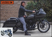 People - Motorcycle video: Anthony Kiedis 'Black Hot Road Glide - Kiedis' Road Glide: photos and video