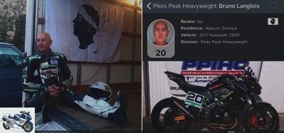 Pikes Peak - Pikes Peak 2017: Bruno Langlois and his Z900 at the Super Duke R aspi - Pre-owned KAWASAKI