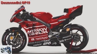 Drivers and teams - The new Ducati Desmosedici GP19 changes its look for better aerodynamics - Used DUCATI