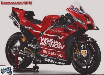 Drivers and teams - The new Ducati Desmosedici GP19 changes its look for better aerodynamics - Used DUCATI