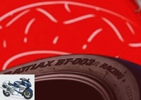 Tires - The BT-003 Racing Street motorcycle tire holds up well ... the track! -