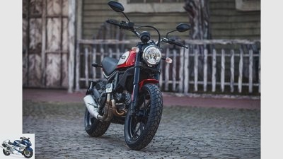 Ducati Scrambler Icon in the PS performance test