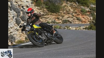 Ducati Scrambler Icon in the top test