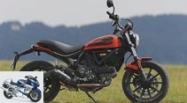 Ducati Scrambler Sixty2 and Moto Guzzi V7 II Scrambler in comparison test