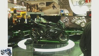 Kawasaki ZX-10 RR, Z 1000 SX and H2R at INTERMOT 2016