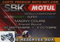 Practical - 50 invitations for the World Superbike at Magny-Cours -