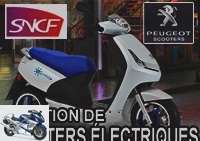 Practical - Peugeot electric scooters at Montparnasse station - Used PEUGEOT