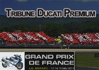 Practical - Ducati ready to welcome its fans to the 2011 French GP - Used DUCATI