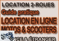 Practical - Rent a motorbike or scooter in France and abroad - Motorcycle and scooter rental companies in France