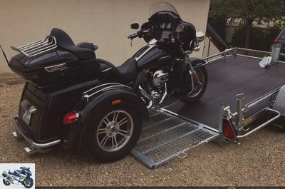 Practical - Easily transport your motorcycle -