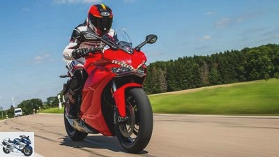 Ducati SuperSport in the top test