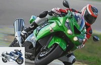 Kawasaki ZZR 1400 built in 2012 - the most powerful motorcycle in the world