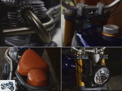 Motorcycle preparations - Kawasaki W650 Tracker Age of Glory by Egerie Moto - Used KAWASAKI