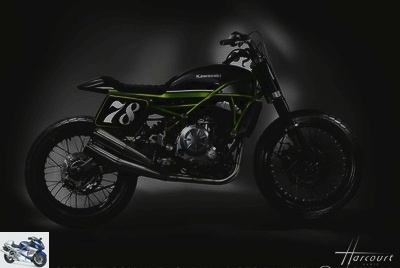 Motorcycle preparations - Motorcycle preparation: Kawasaki Z650 Flat Track by MRS Oficina - Used KAWASAKI