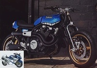 Motorcycle preparations - Motorcycle preparation: Yamaha XJR1300 Rhapsody in blue by Keino - Used YAMAHA
