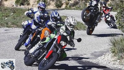 Comparison test: Aprilia, BMW, Husqvarna, KTM and Yamaha