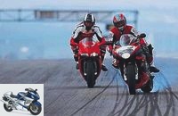 Comparison test Aprilia RSV mille R, Ducati 998 R