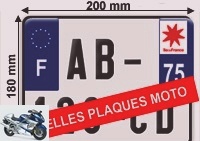 Radars - Increased plate size for motorcycles -