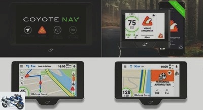 Speed ​​cameras - New features for the Coyote driving assistant -