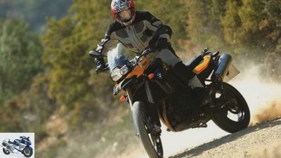 Comparison test of the BMW F 800 against the BMW R 1200 GS