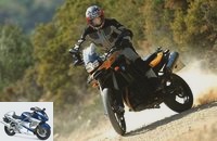 Comparison test of the BMW F 800 against the BMW R 1200 GS