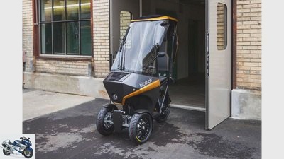 Electric tricycle Bicar - like the BMW C1 with three wheels