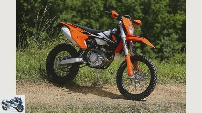 KTM 300 EXC and KTM 500 EXC-F in the test