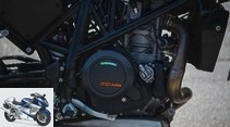 KTM 690 Duke (model year 2016) in the driving report