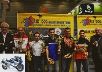 Road rallies - Official awards ceremony for the 2015 Dark Dog Rallye Moto Tour at the Paris Motor Show -