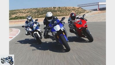 Comparison test BMW S 1000 RR, Ducati 1299 Panigale S and Yamaha YZF-R1