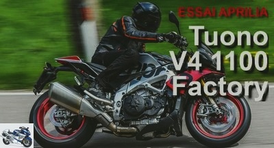 Roadster - Tuono V4 1100 Factory test 2019: electrostimulation for the Aprilia roadster - Tuono Factory test page 4: Technical sheet