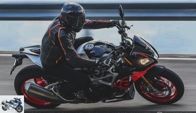 Roadster - 2019 Tuono V4 1100 Factory test: electrostimulation for the Aprilia roadster - Tuono Factory test page 2: Electronics are chic