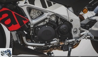 Roadster - 2019 Tuono V4 1100 Factory test: electrostimulation for the Aprilia roadster - Tuono Factory test page 3: Technical update